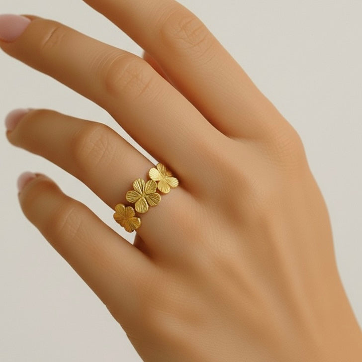 Anello Fiorellini Oro