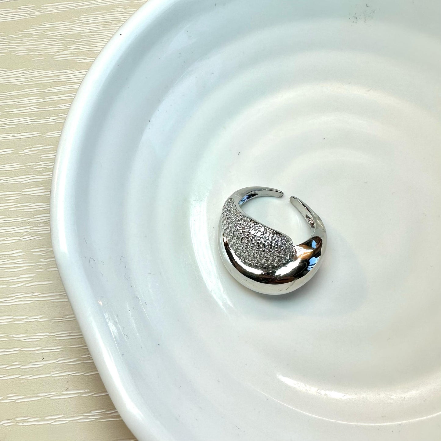 Anello Unione Zirconato Argento