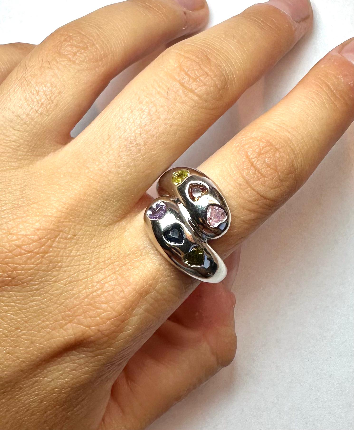 Anello Abbraccio Arcobaleno