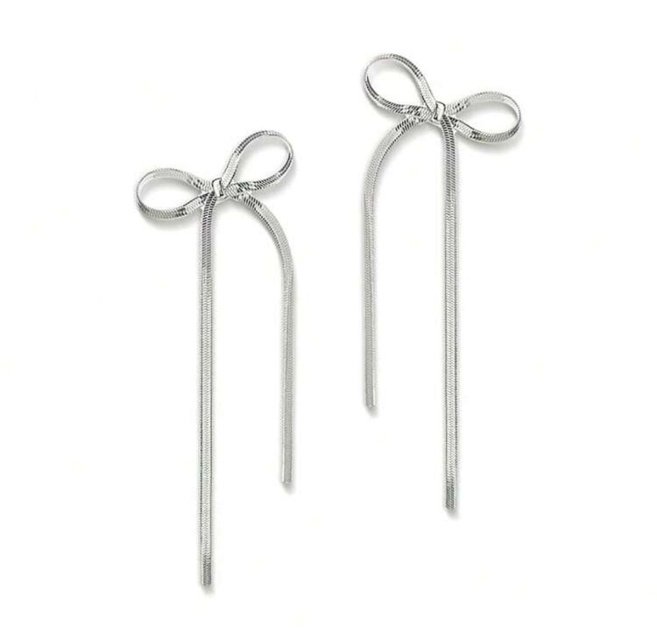 Orecchini Big Bow Argento