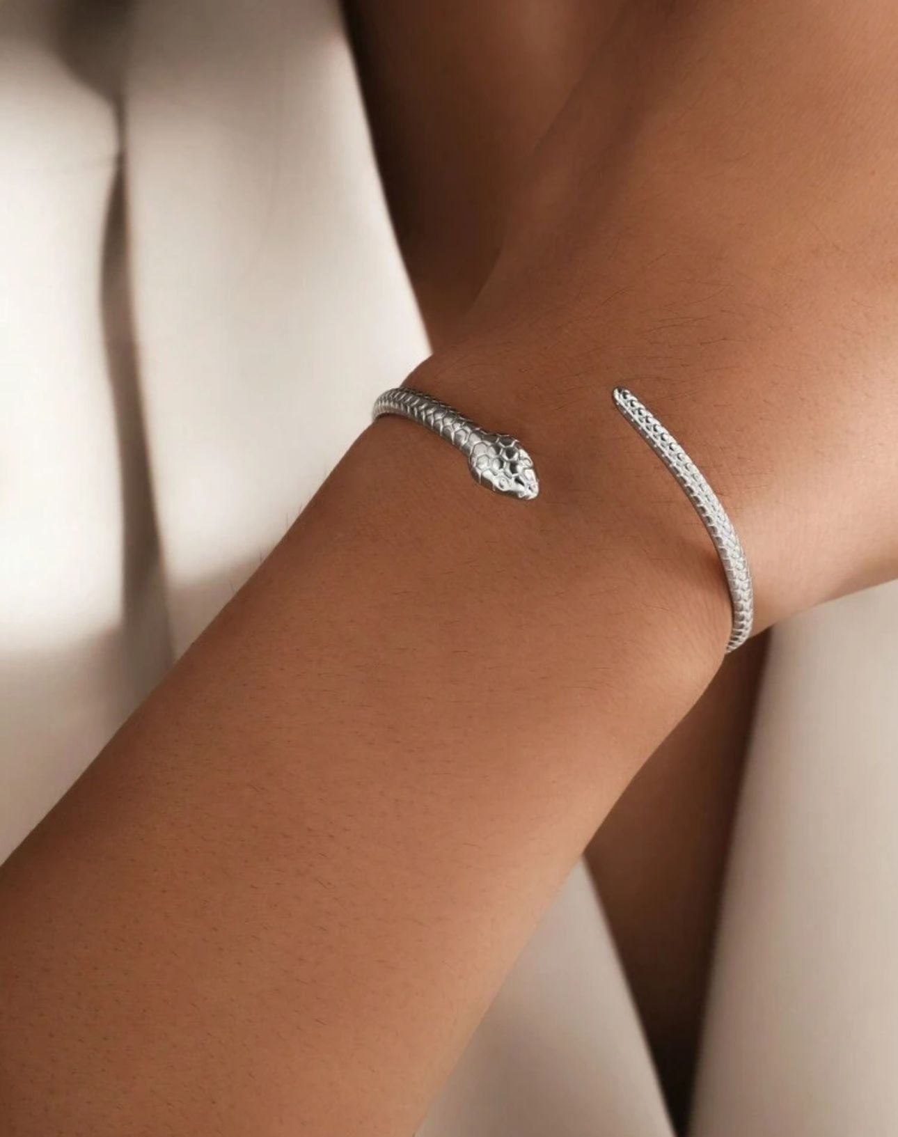Bracciale Serpente Argento