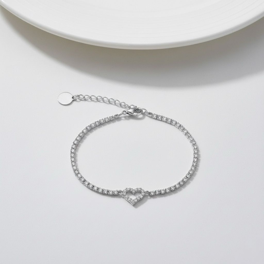 Bracciale Tennis Lovely Argento