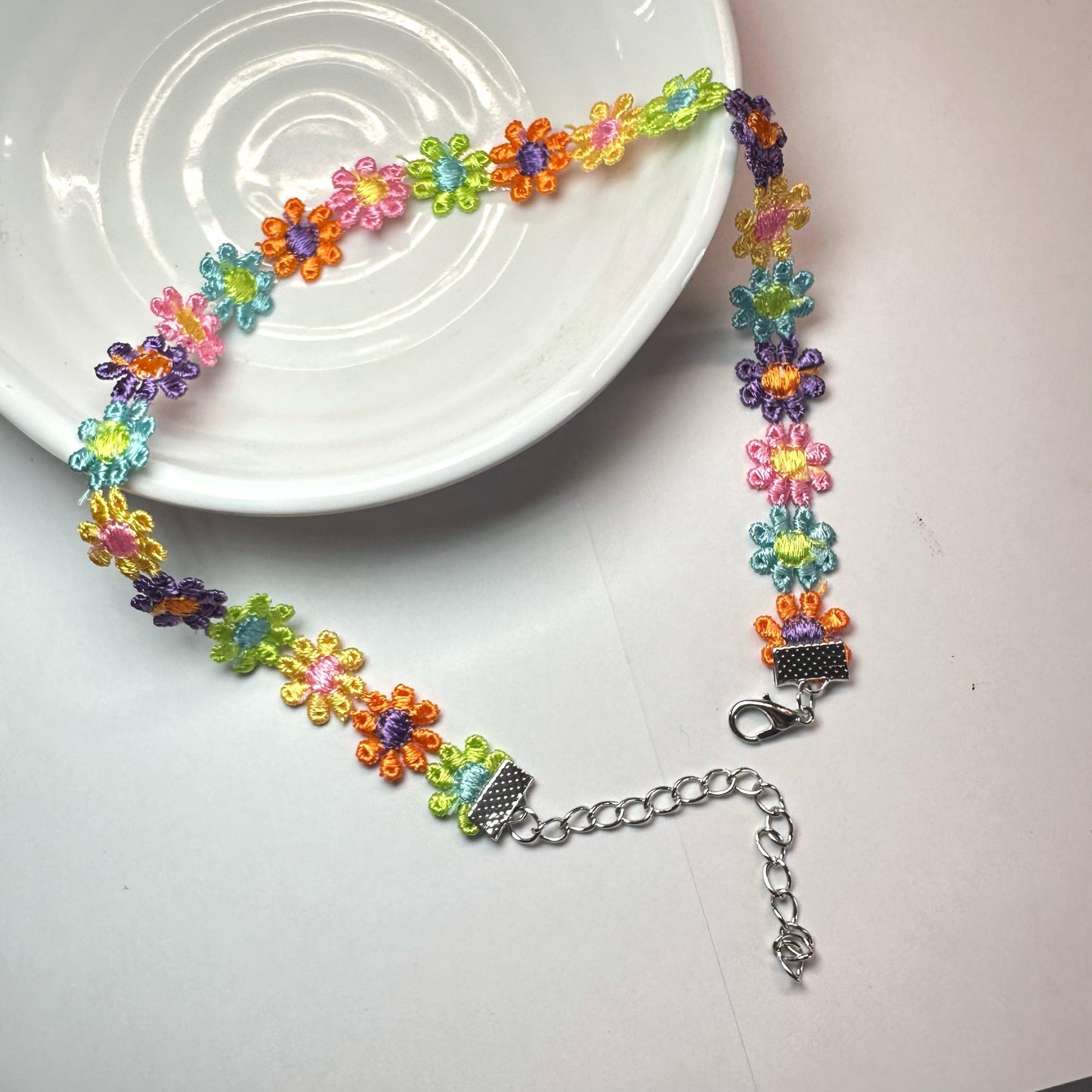 Collana Fiori Arcobaleno