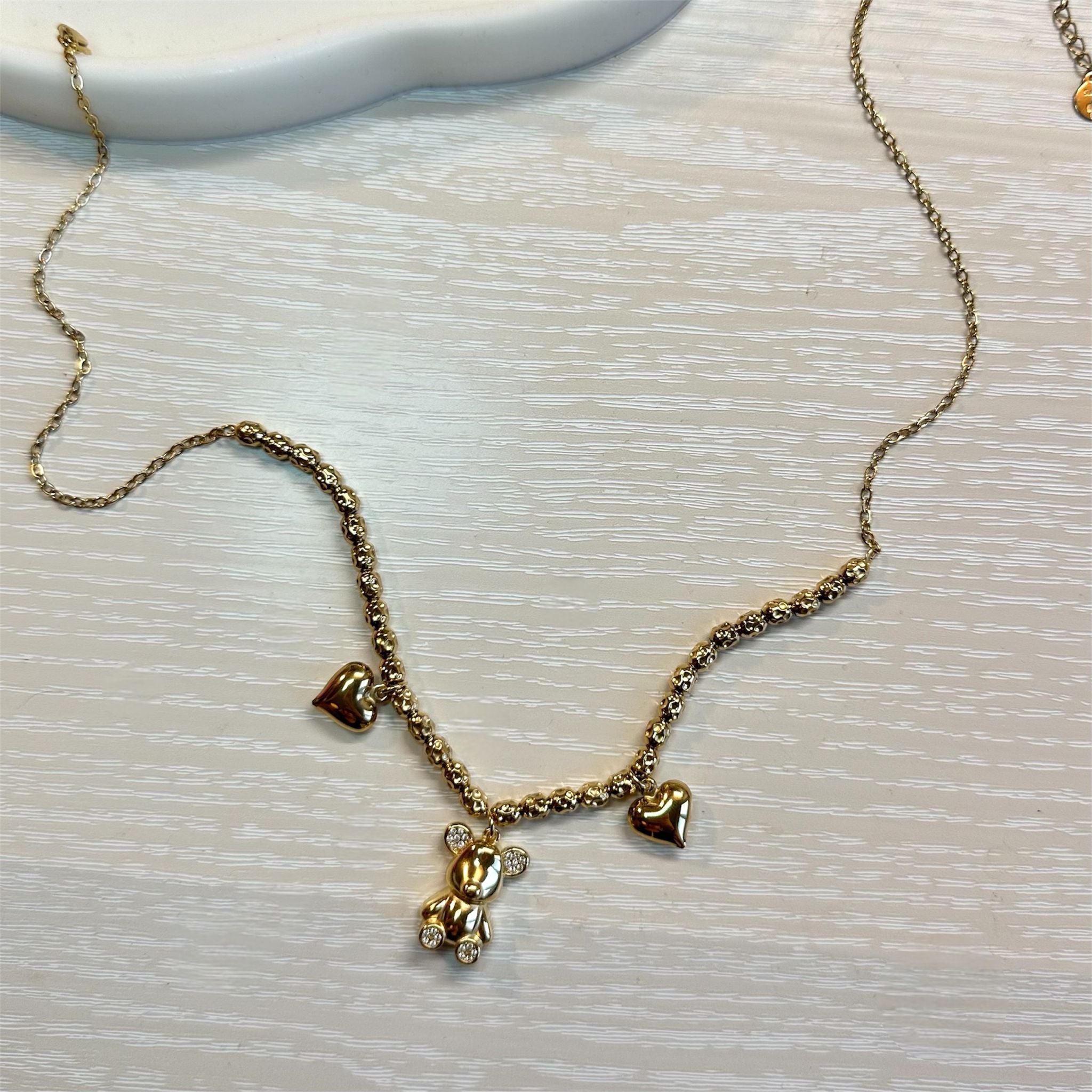 Collana Orsacchiotto Sonaglio Oro