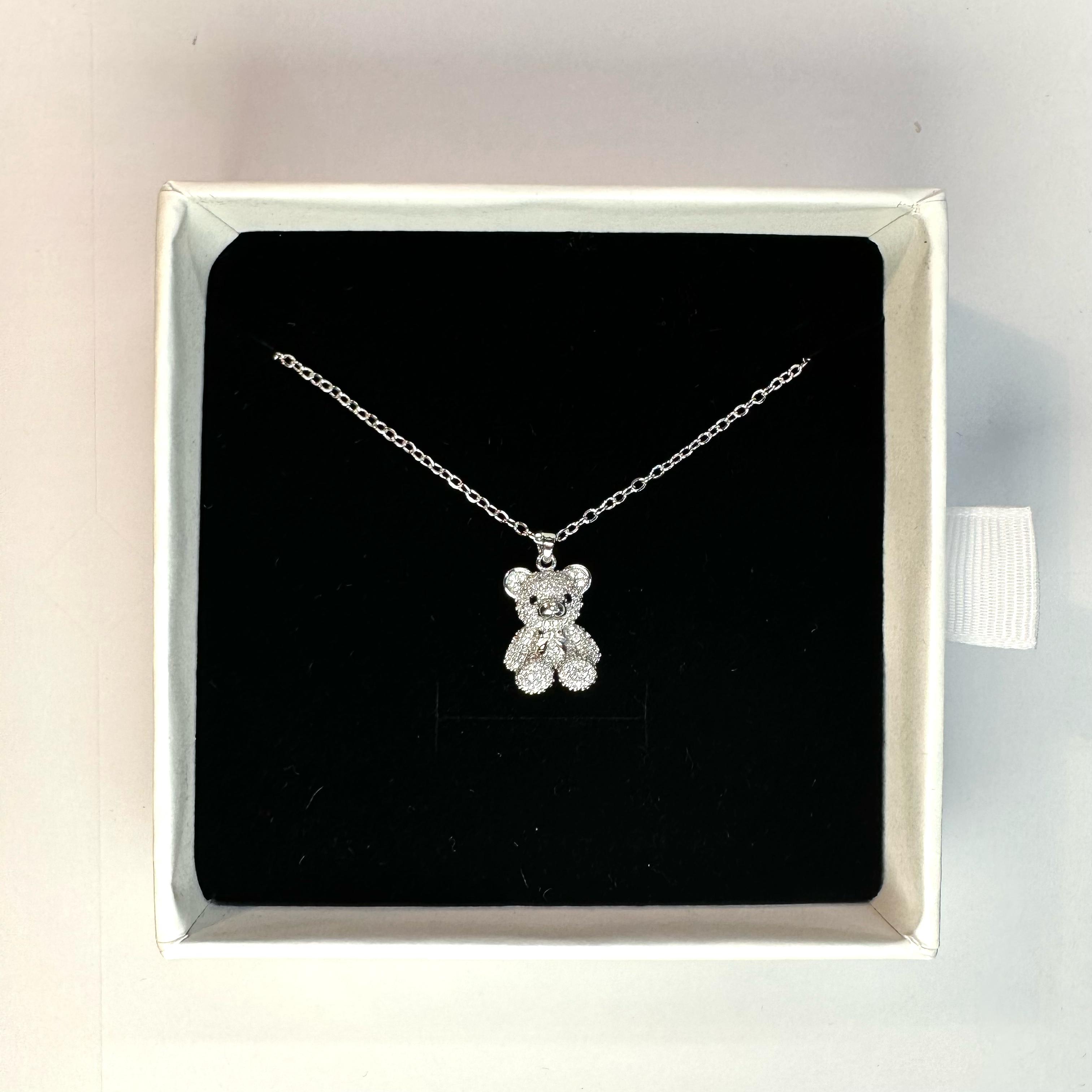 Collana Teddy Argento