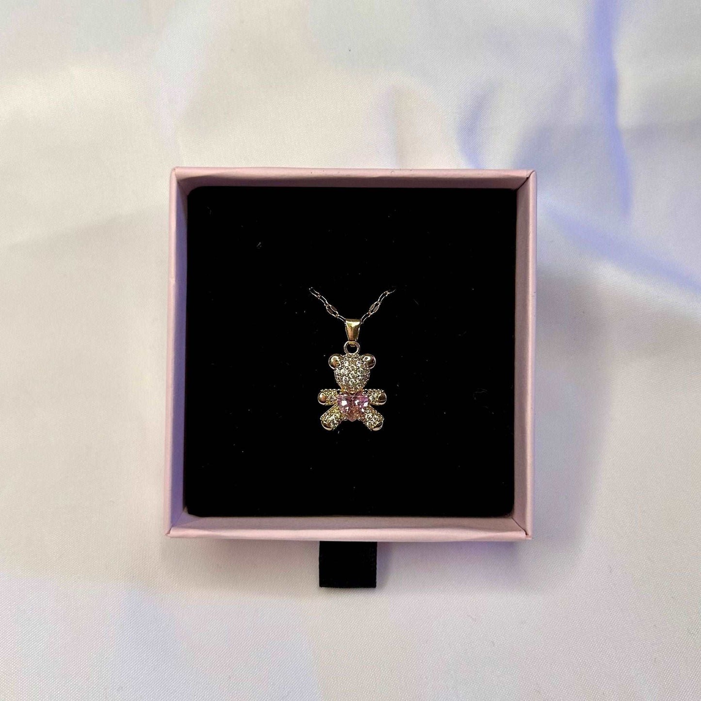 Collana Orsetto rosa