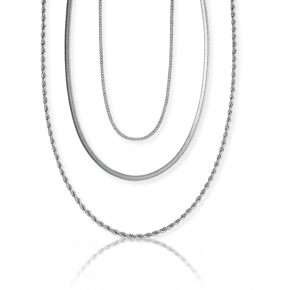 Collana Triple Argento