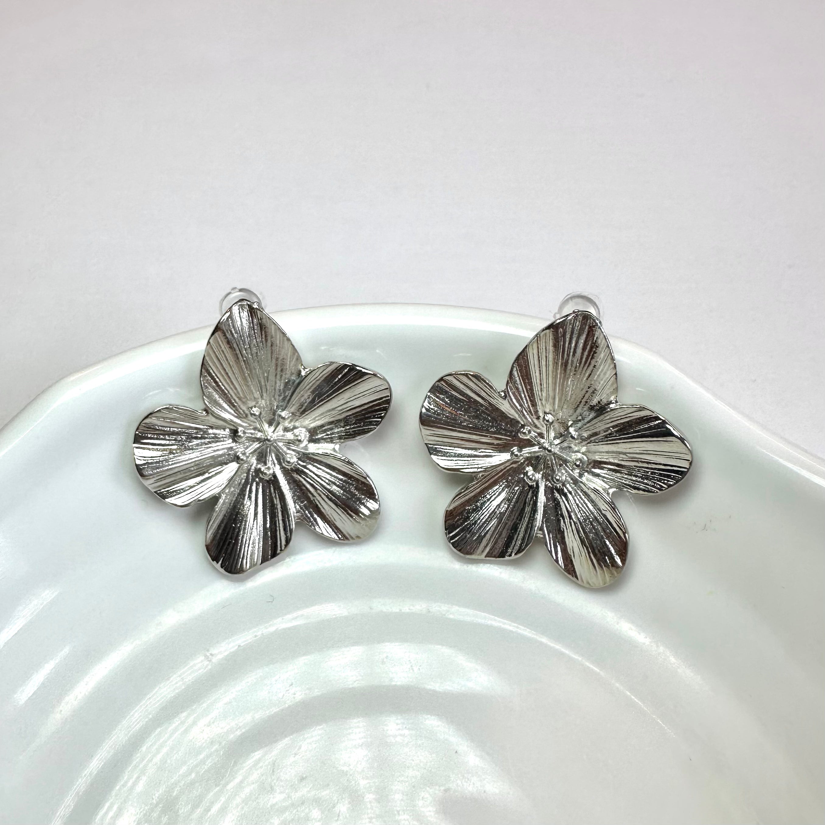 Orecchini Flower Argento