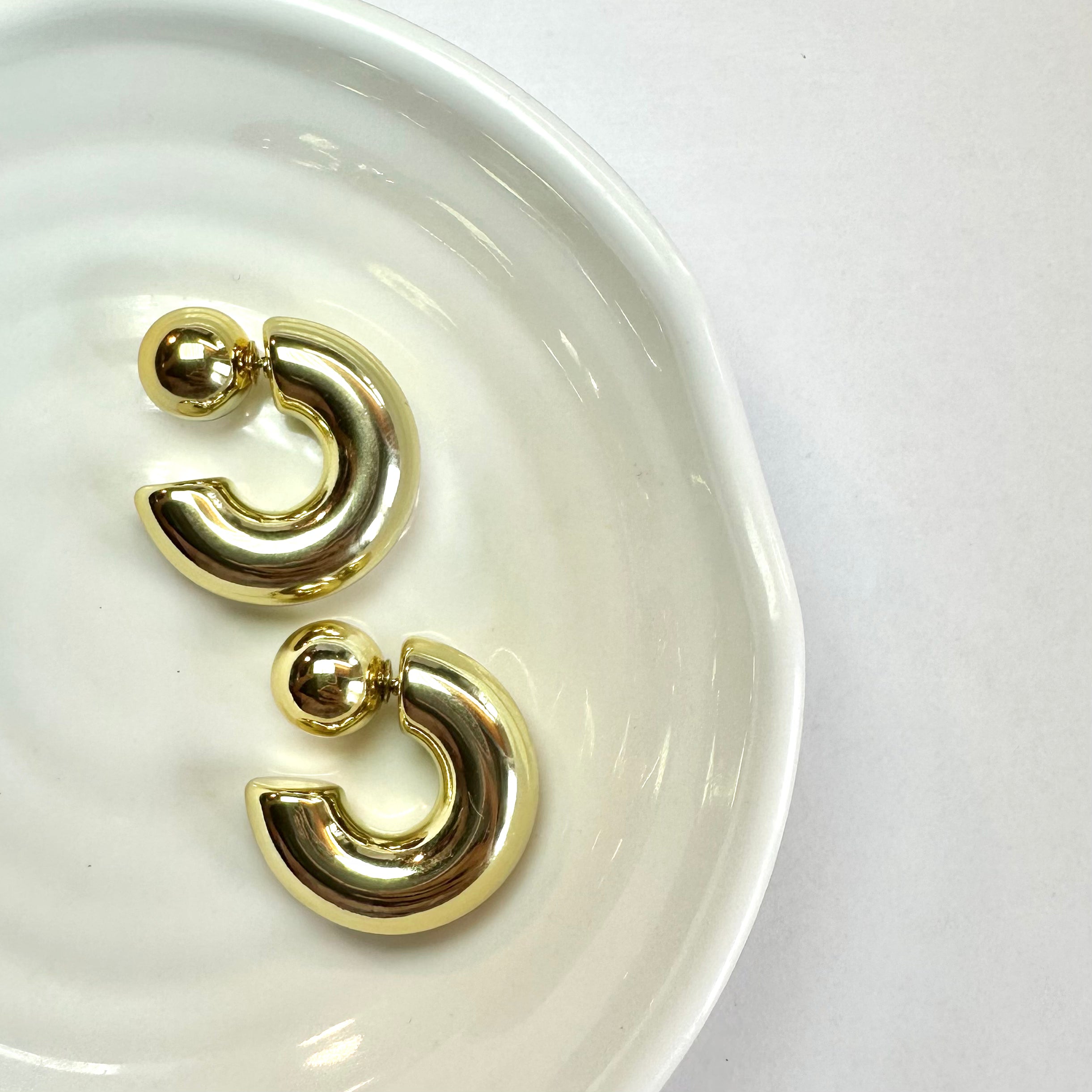 Orecchini Double Oro