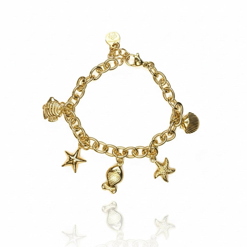 Bracciale Sonaglio Sirena Oro