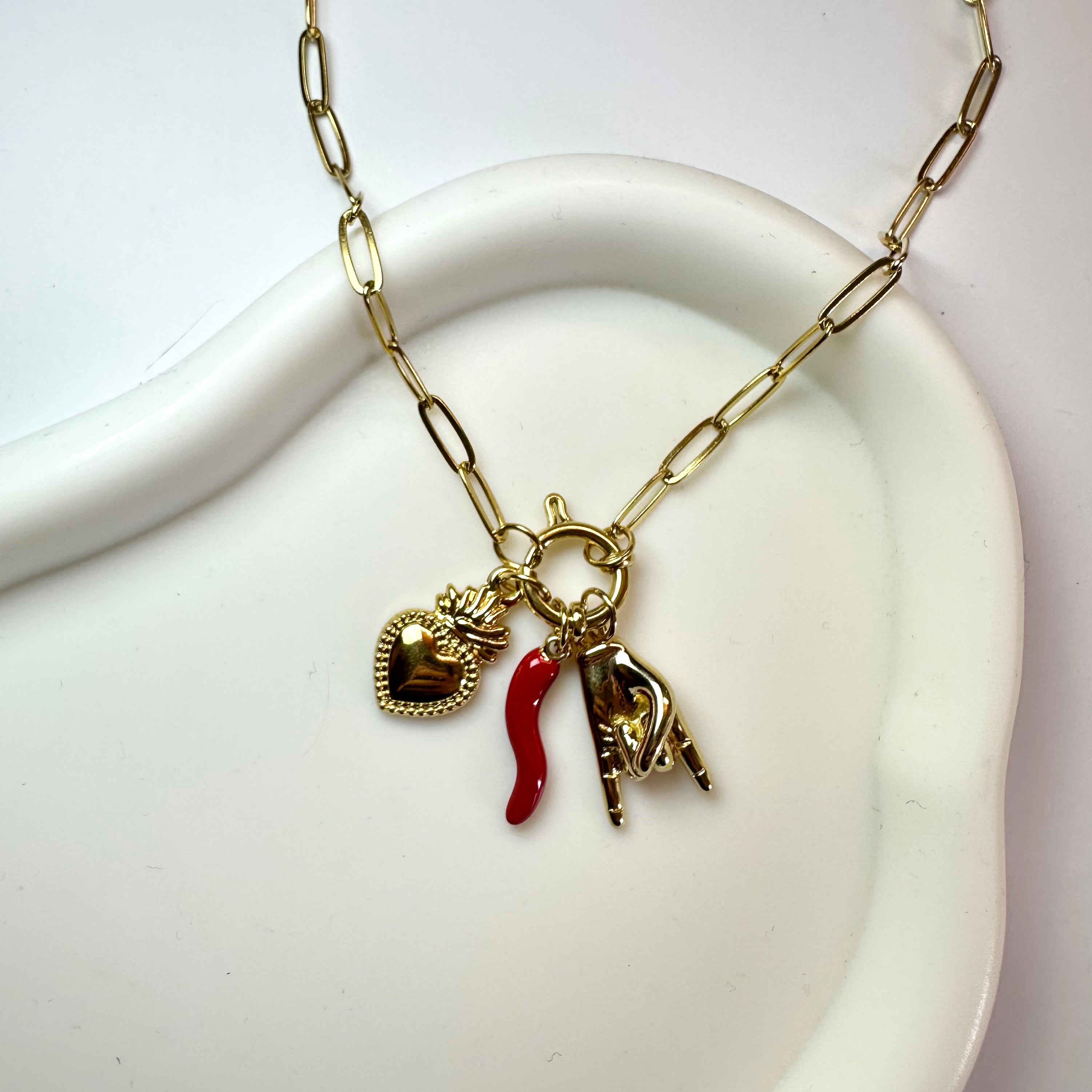 Collana Charm Fortuna Oro