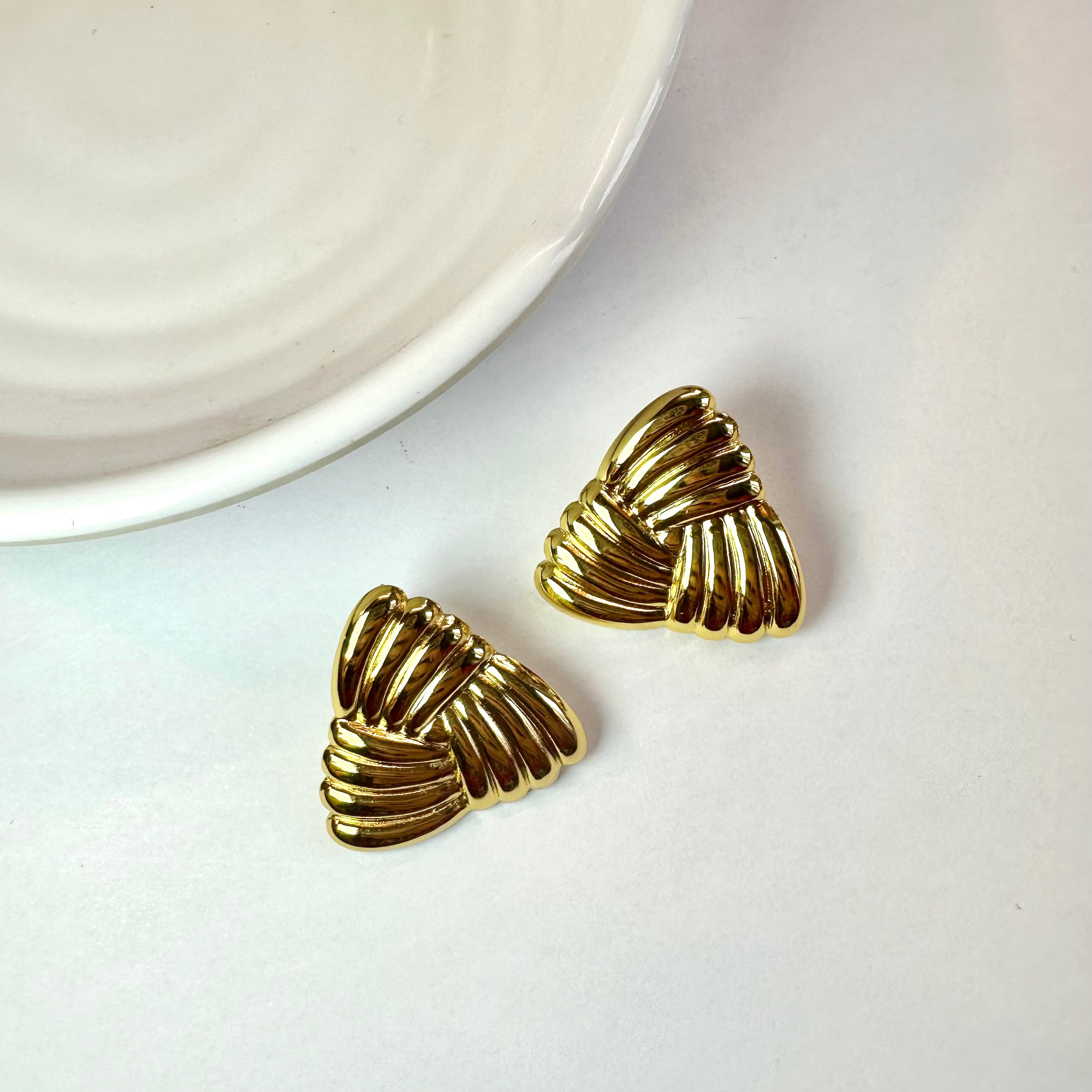 Orecchini Triangle Oro