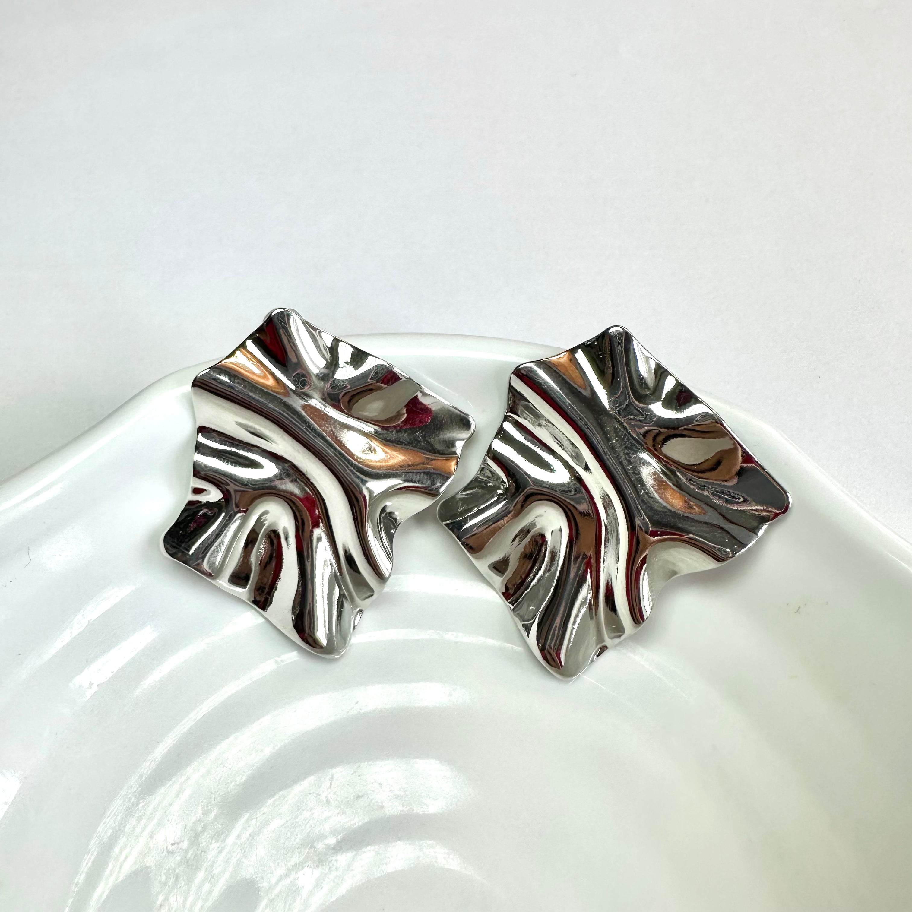 Orecchini Irregular Argento