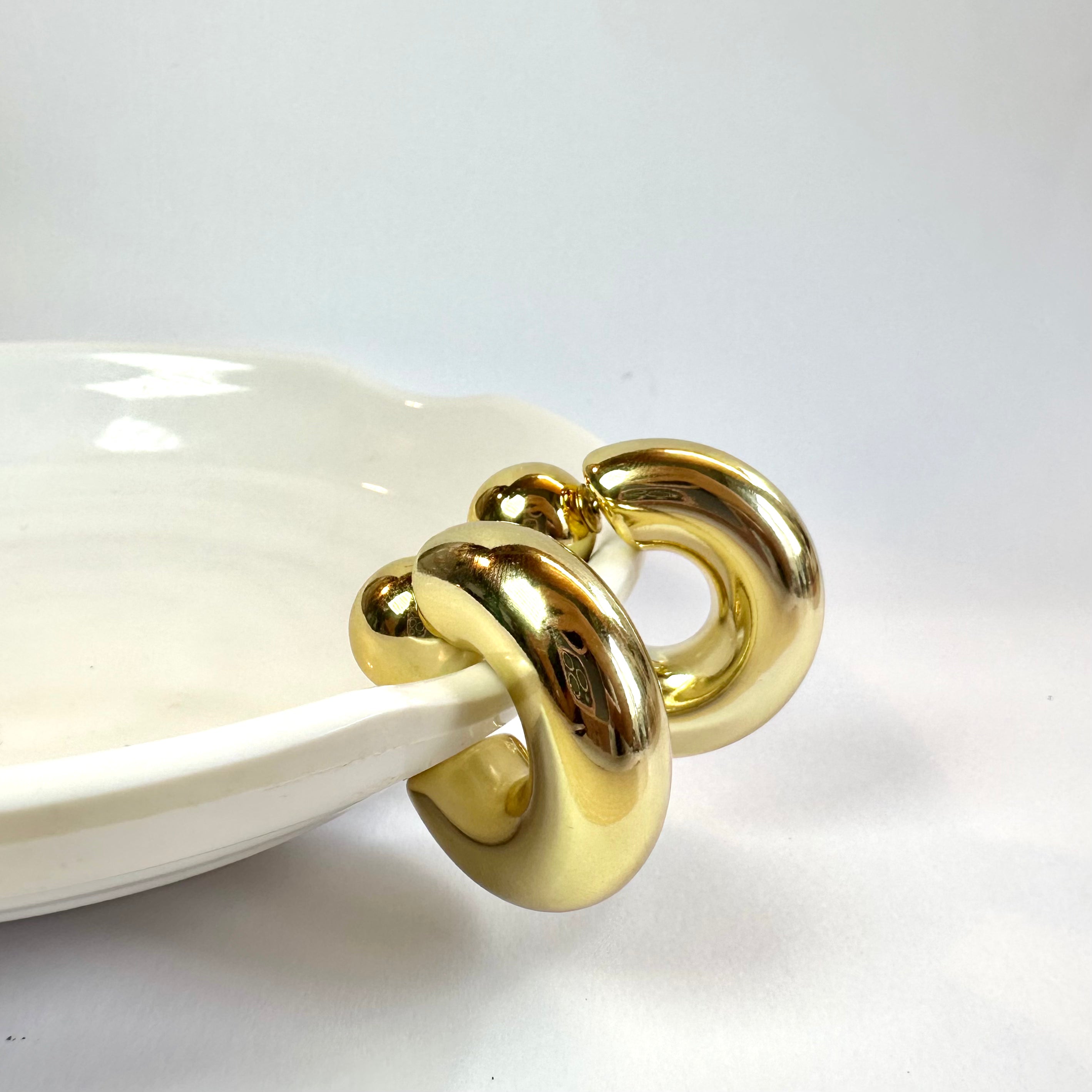 Orecchini Double Oro