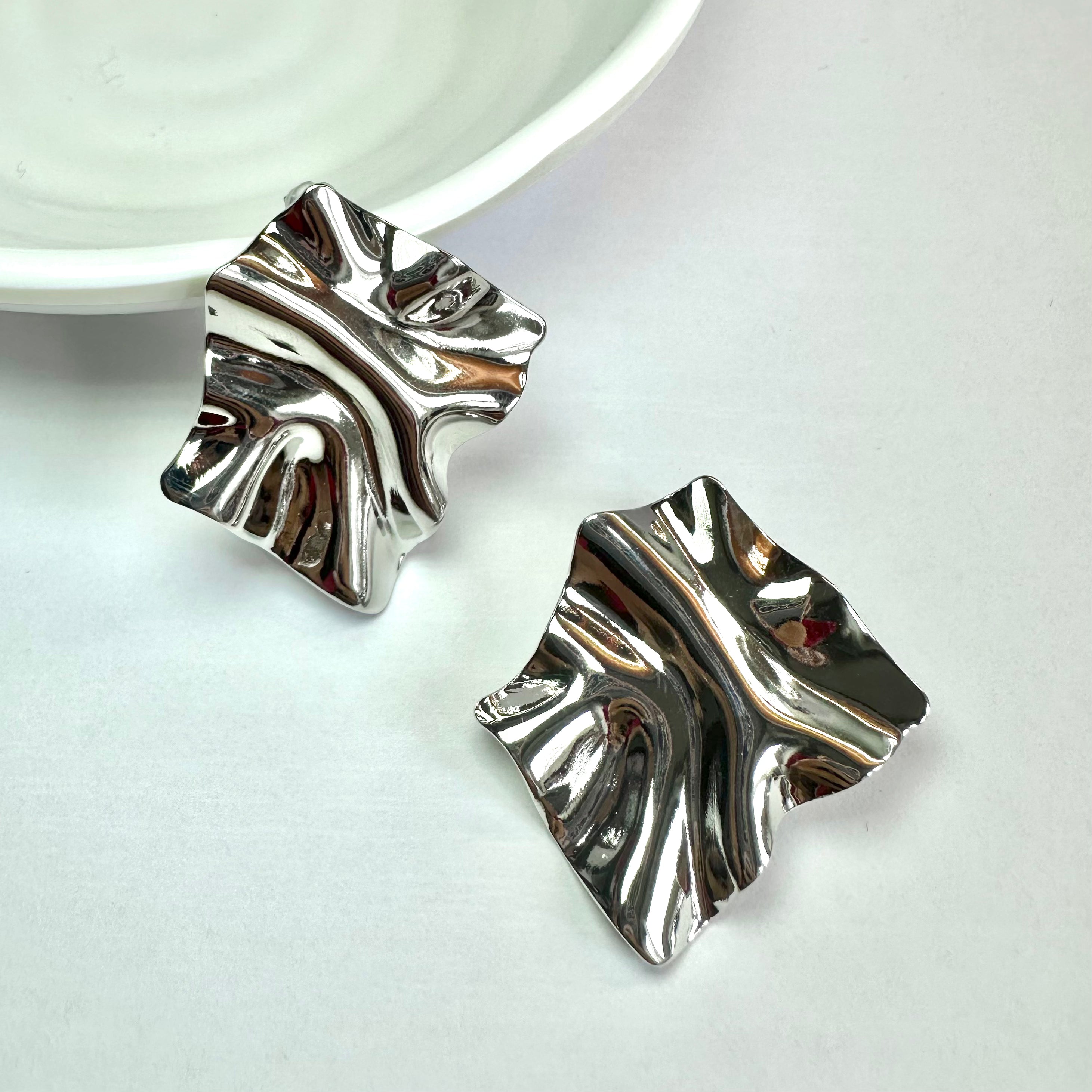 Orecchini Irregular Argento
