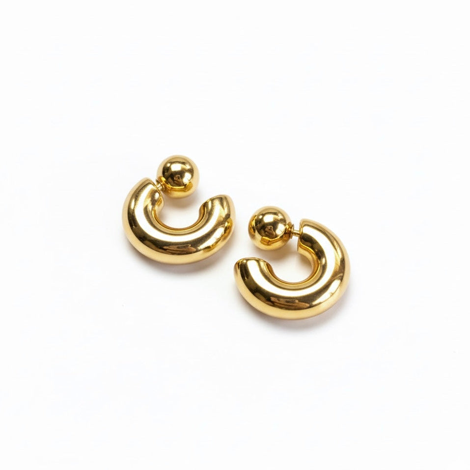 Orecchini Double Oro