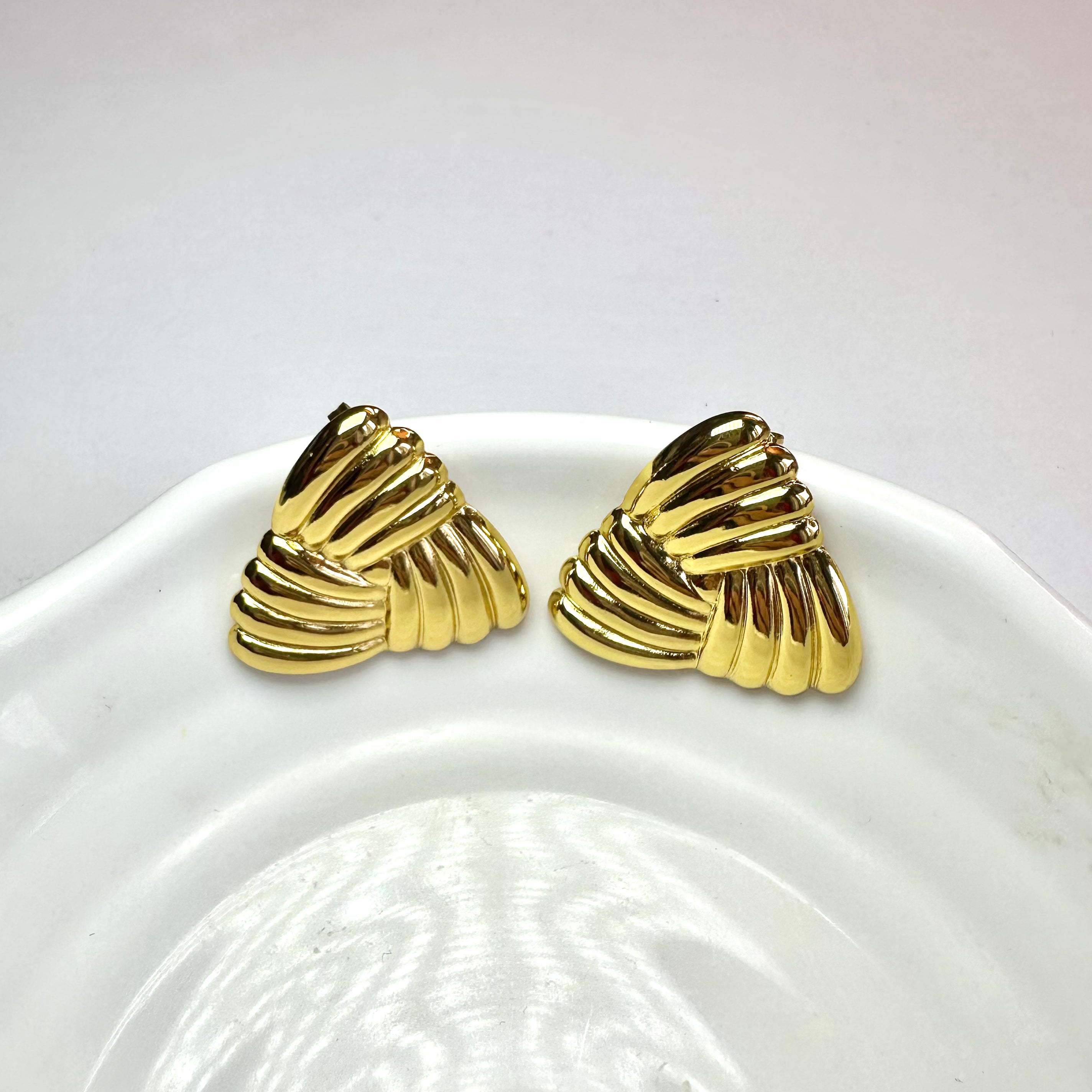 Orecchini Triangle Oro