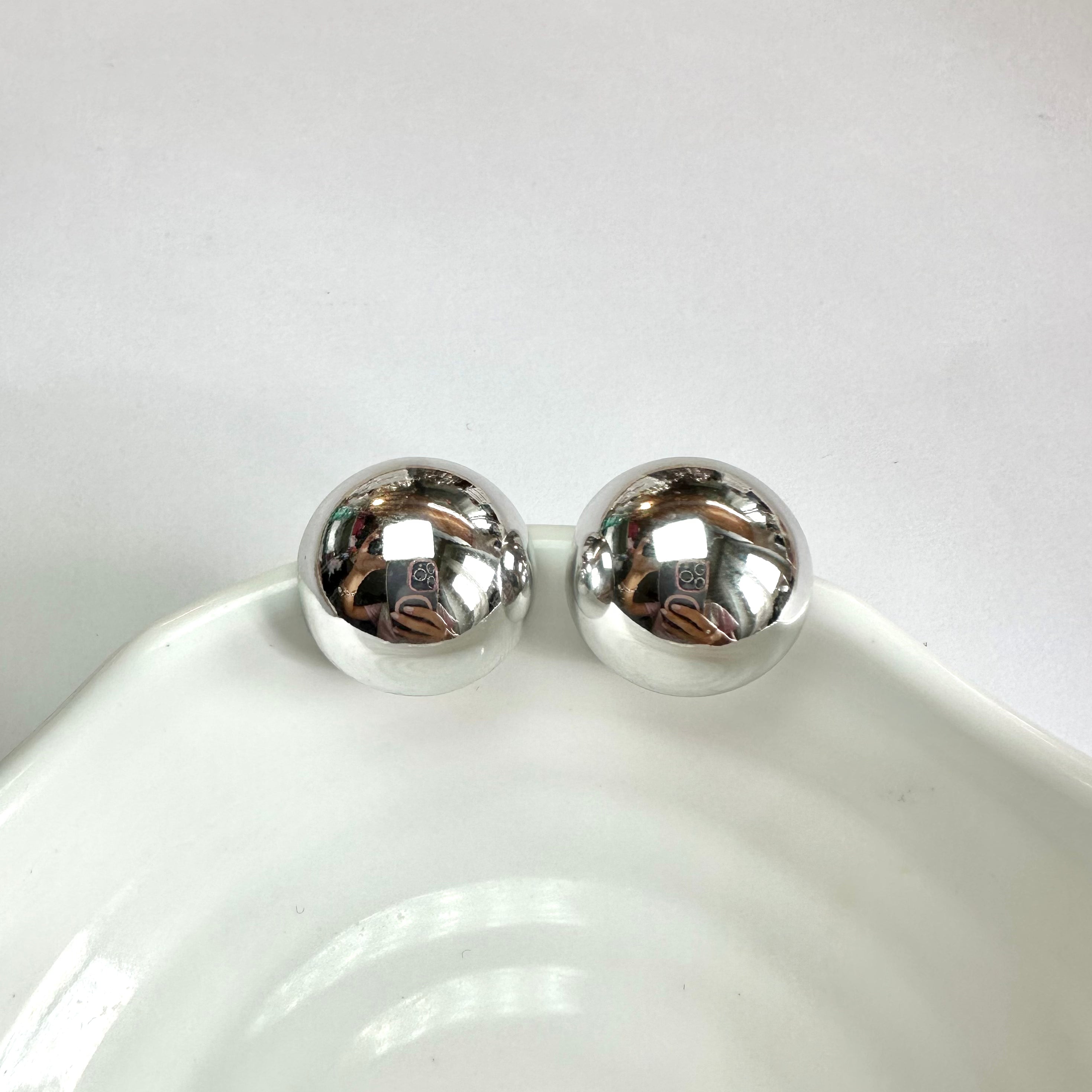 Orecchini Ball Argento