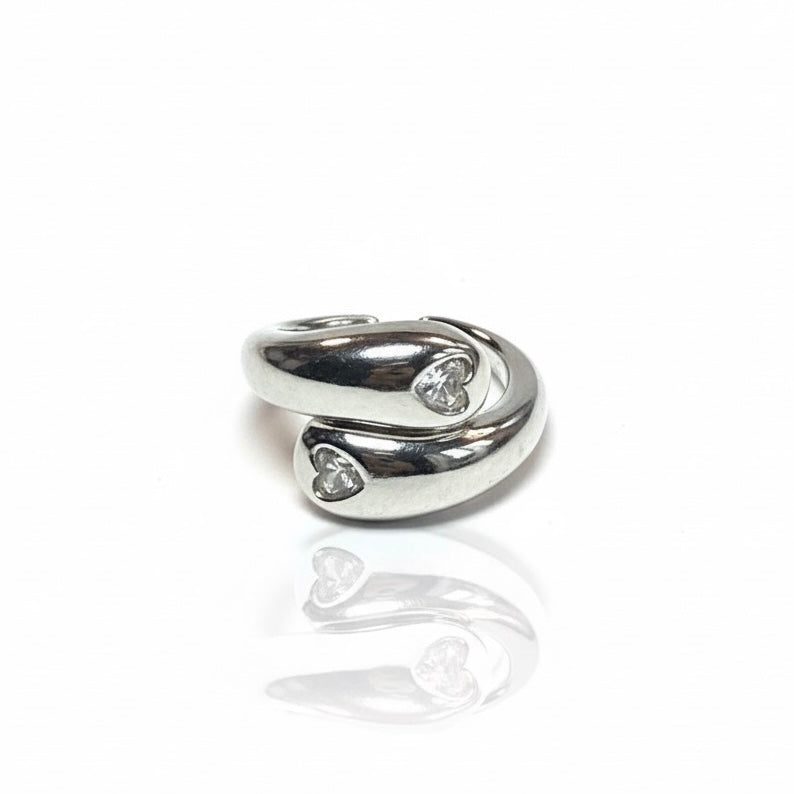 Anello Abbraccio Argento