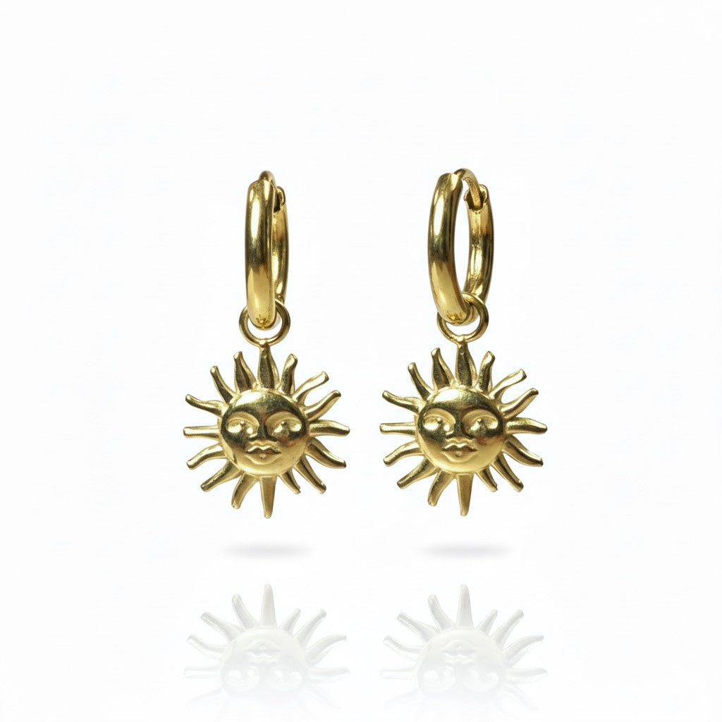 Orecchini Sole Oro