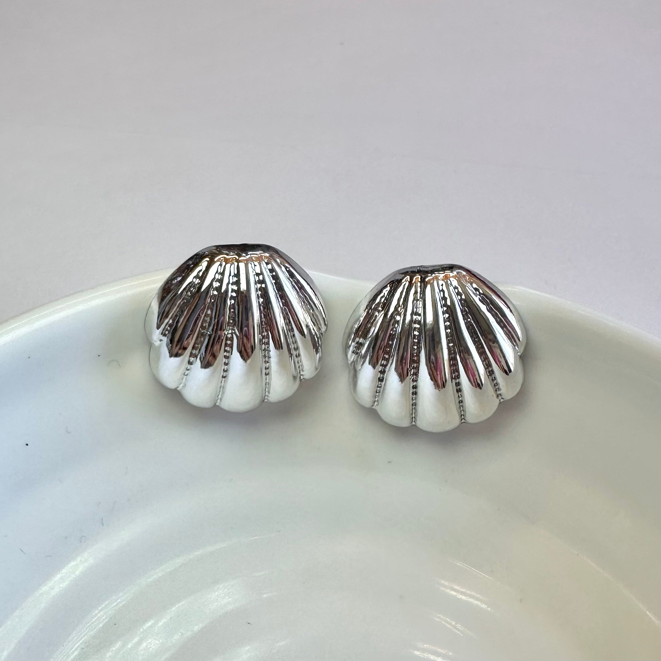 Orecchini Conchiglia Argento