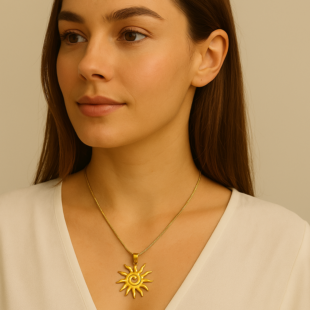 Collana Sole Oro
