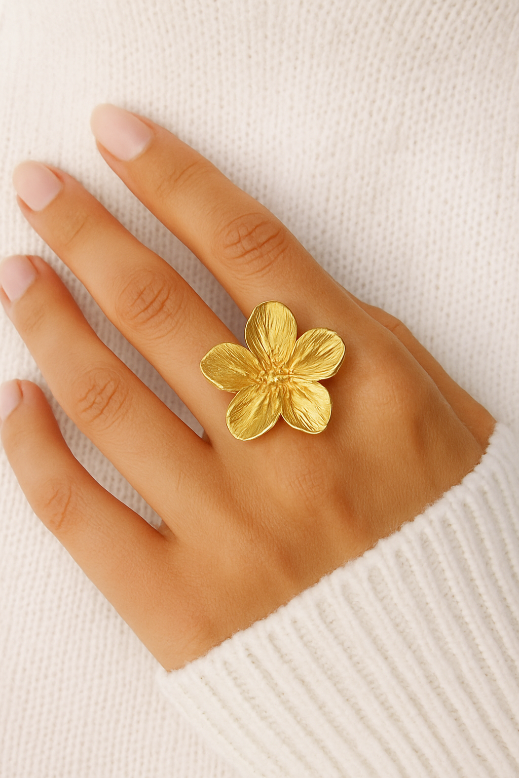 Anello Flower Oro