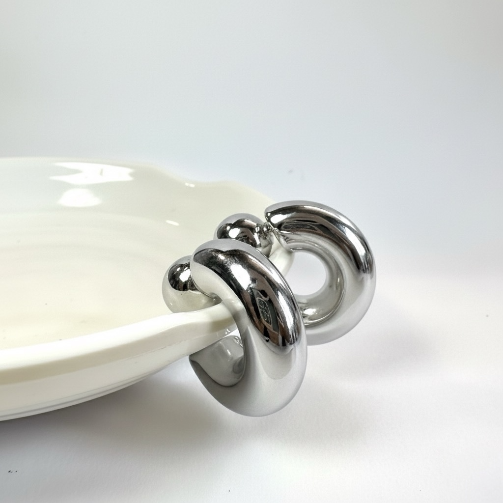 Orecchini Double Argento