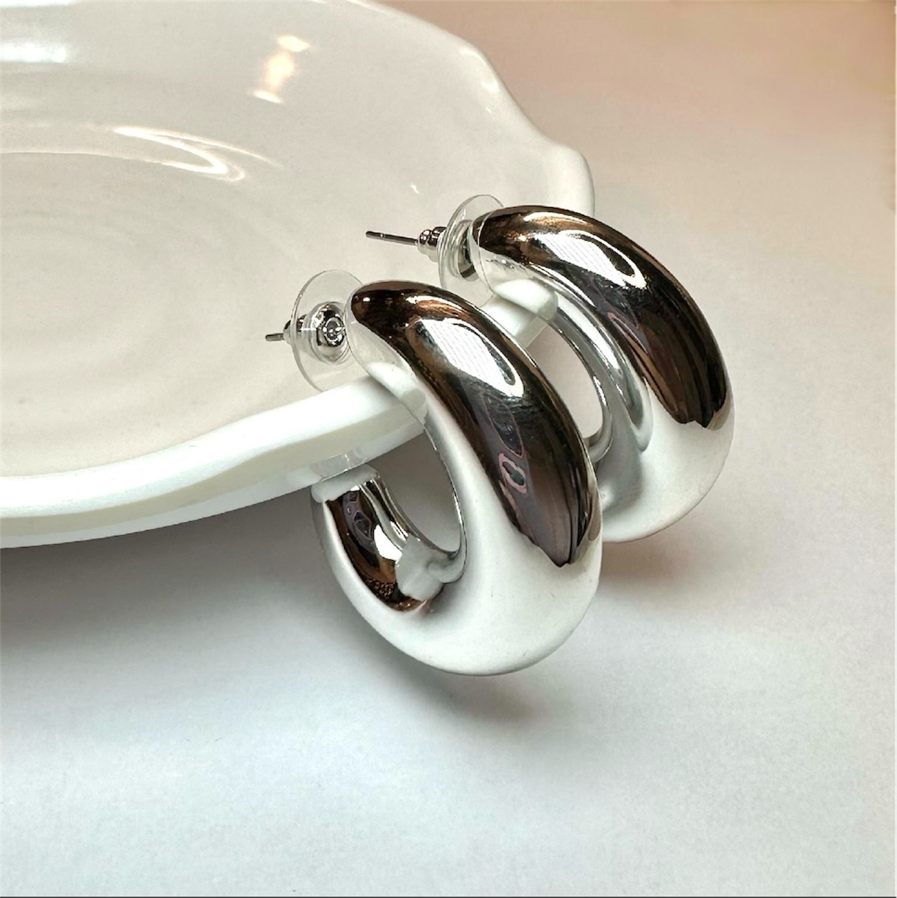 Orecchini Bomb Argento