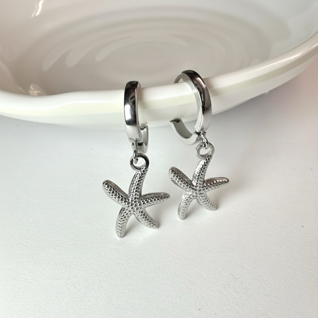 Orecchini StarFish Argento