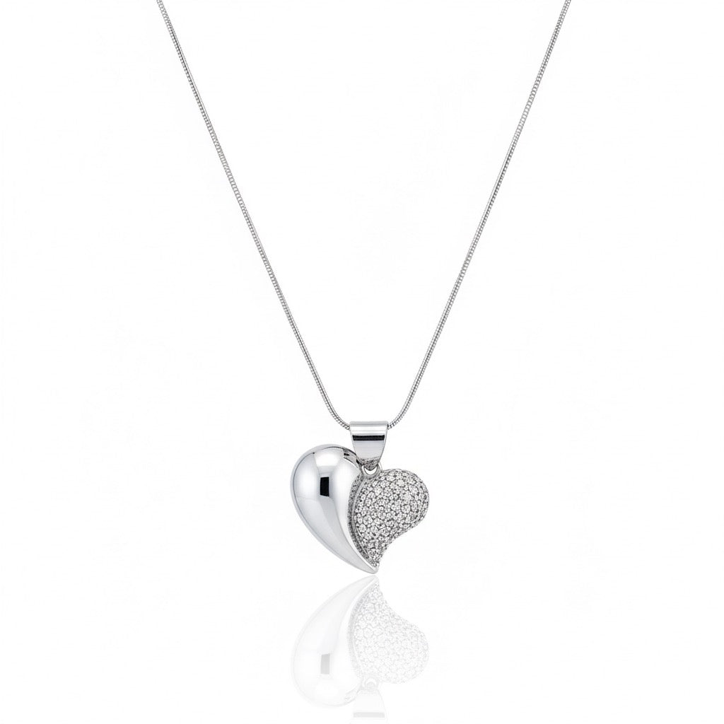 Collana Corazon Zirconato