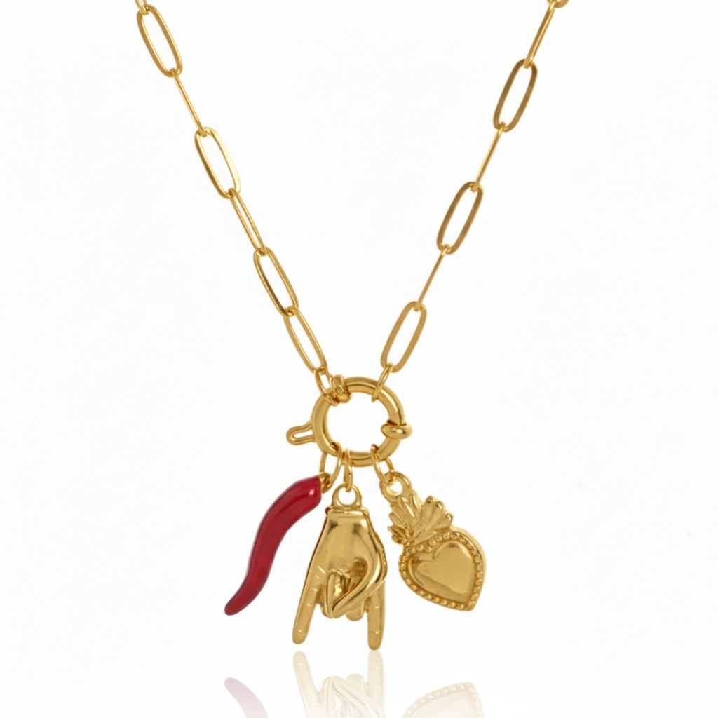 Collana Charm Fortuna Oro