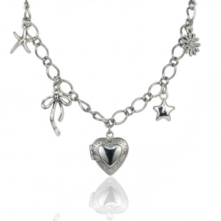 Collana ciondoli Arizona Argento