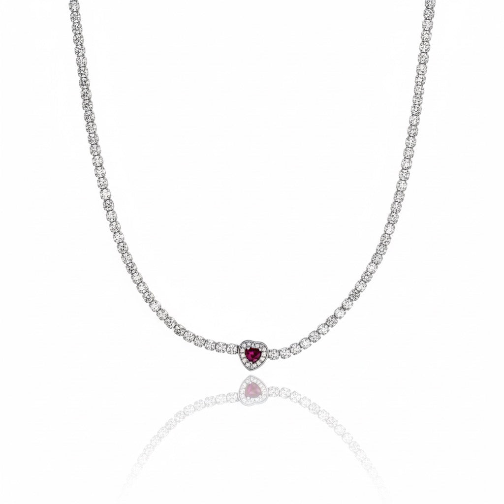Collana Girocollo Tennis Amour
