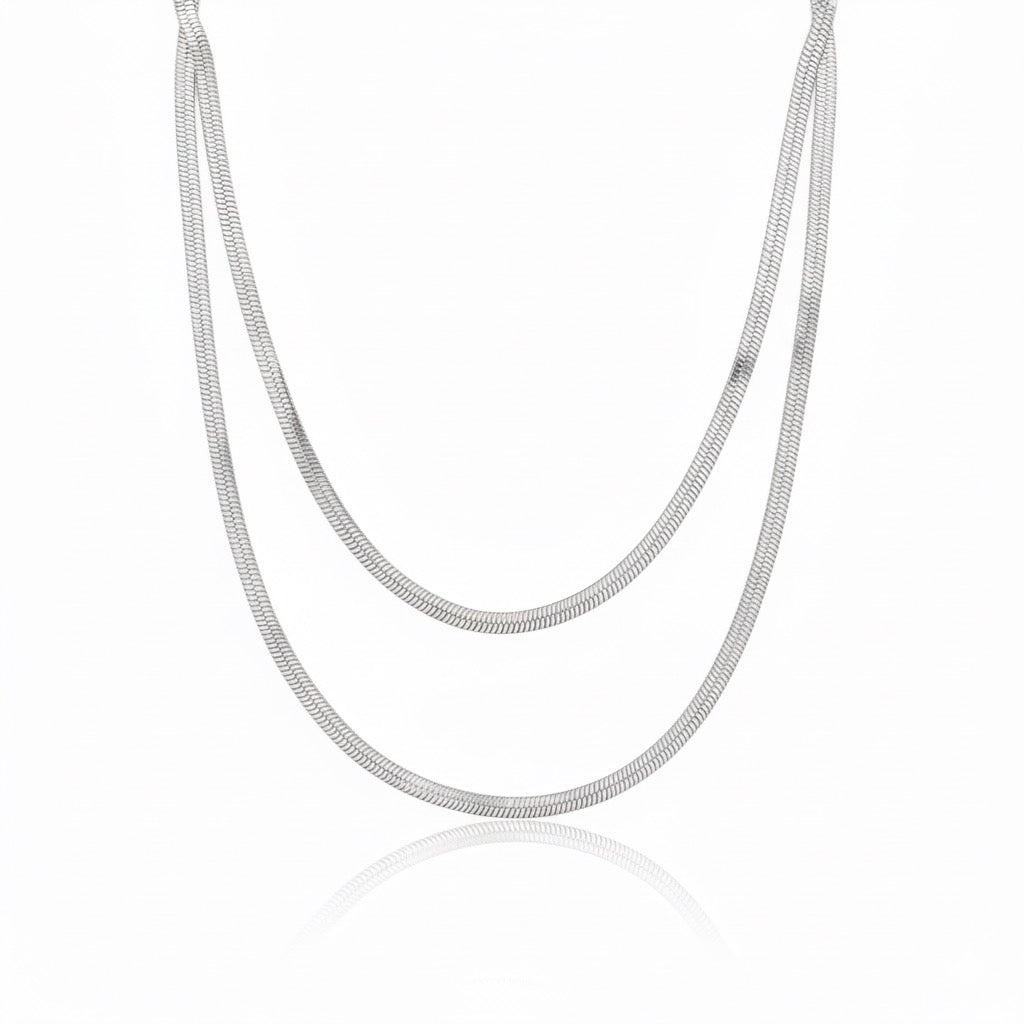 Collana Classic Double Argento