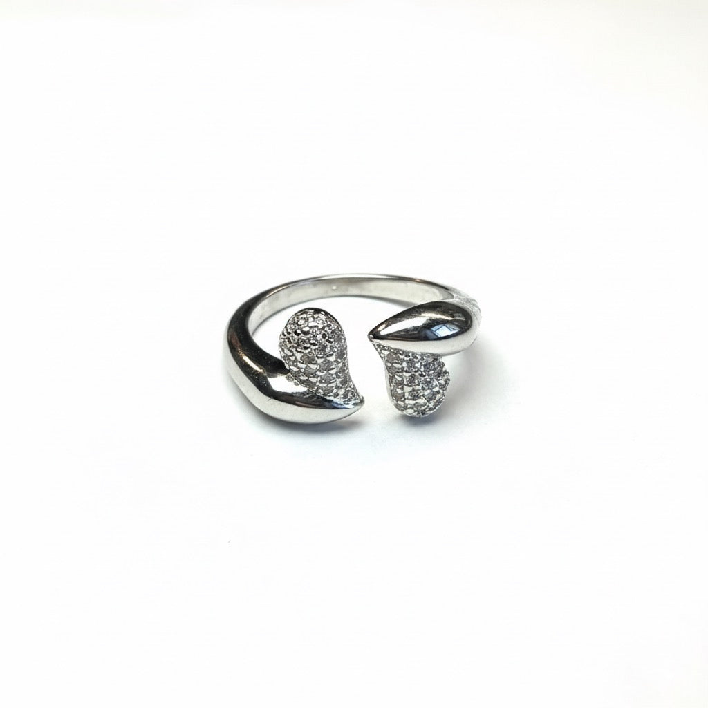 Anello Couple Zirconato Argento