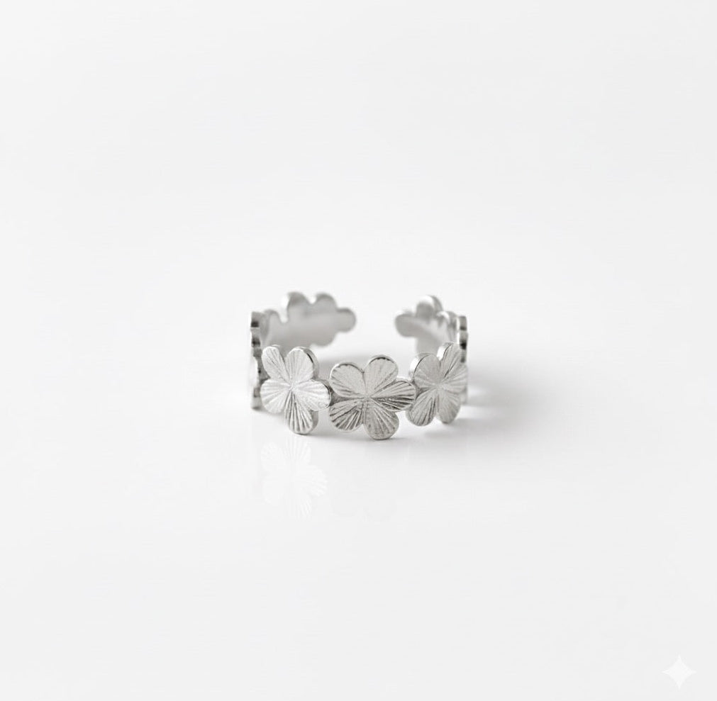 Anello Fiorellini Argento