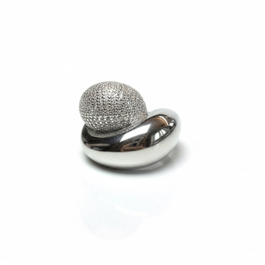 Anello Unione Zirconato Argento