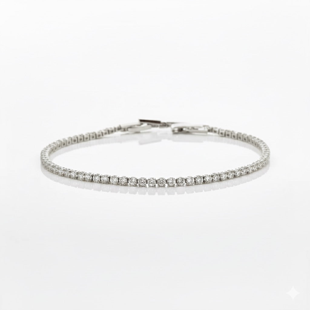 Bracciale Tennis Argento
