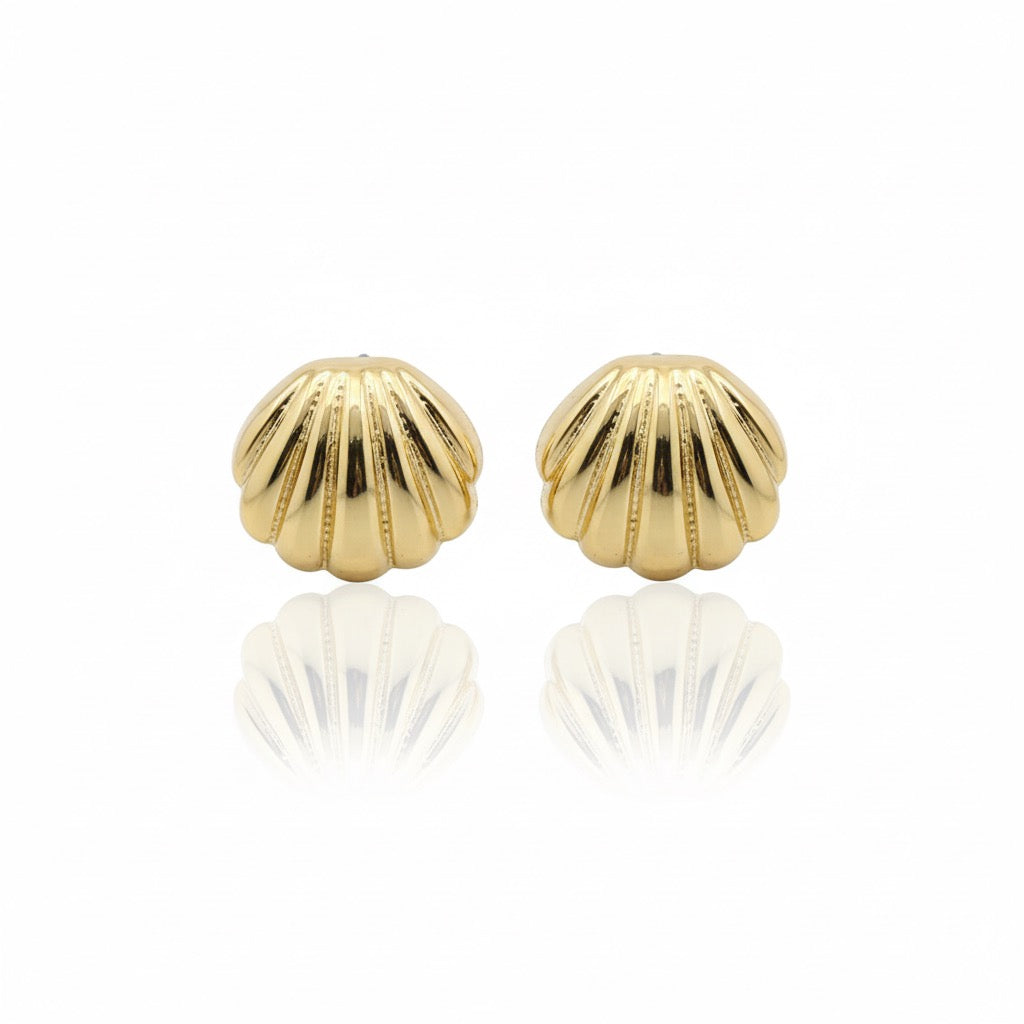Orecchini Conchiglia Oro