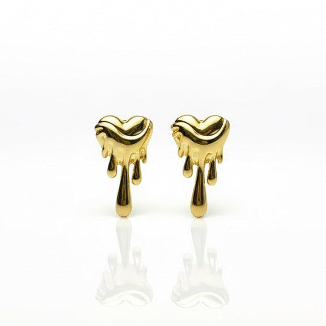 Orecchini Cuore Sciolto Oro