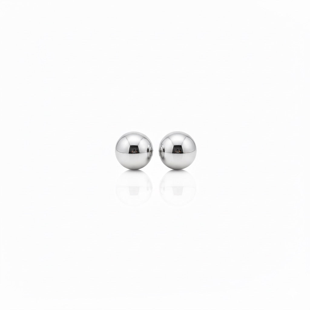 Orecchini Ball Mini Argento