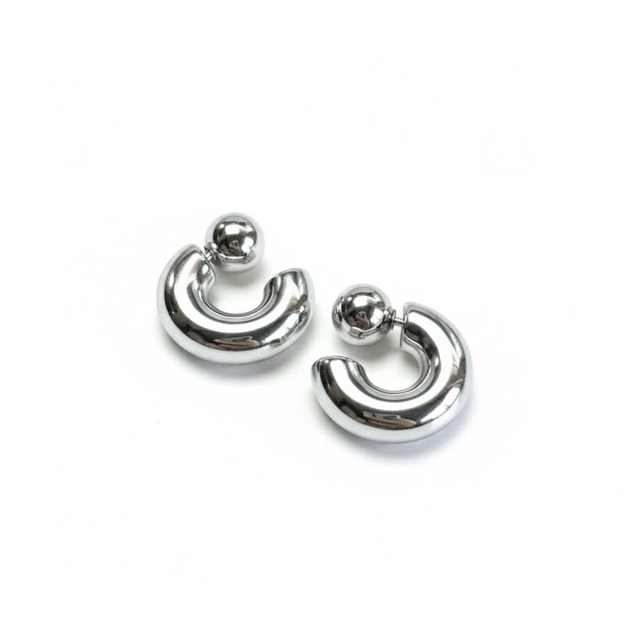 Orecchini Double Argento