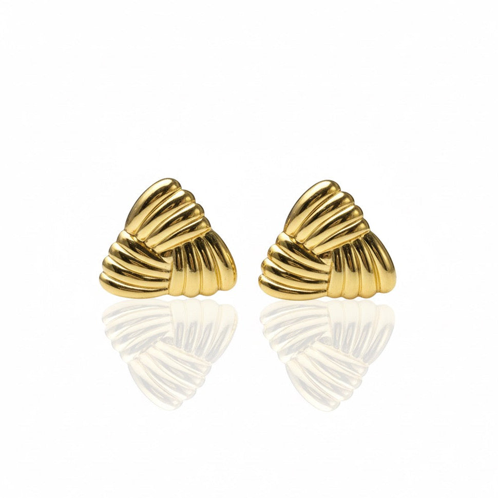 Orecchini Triangle Oro