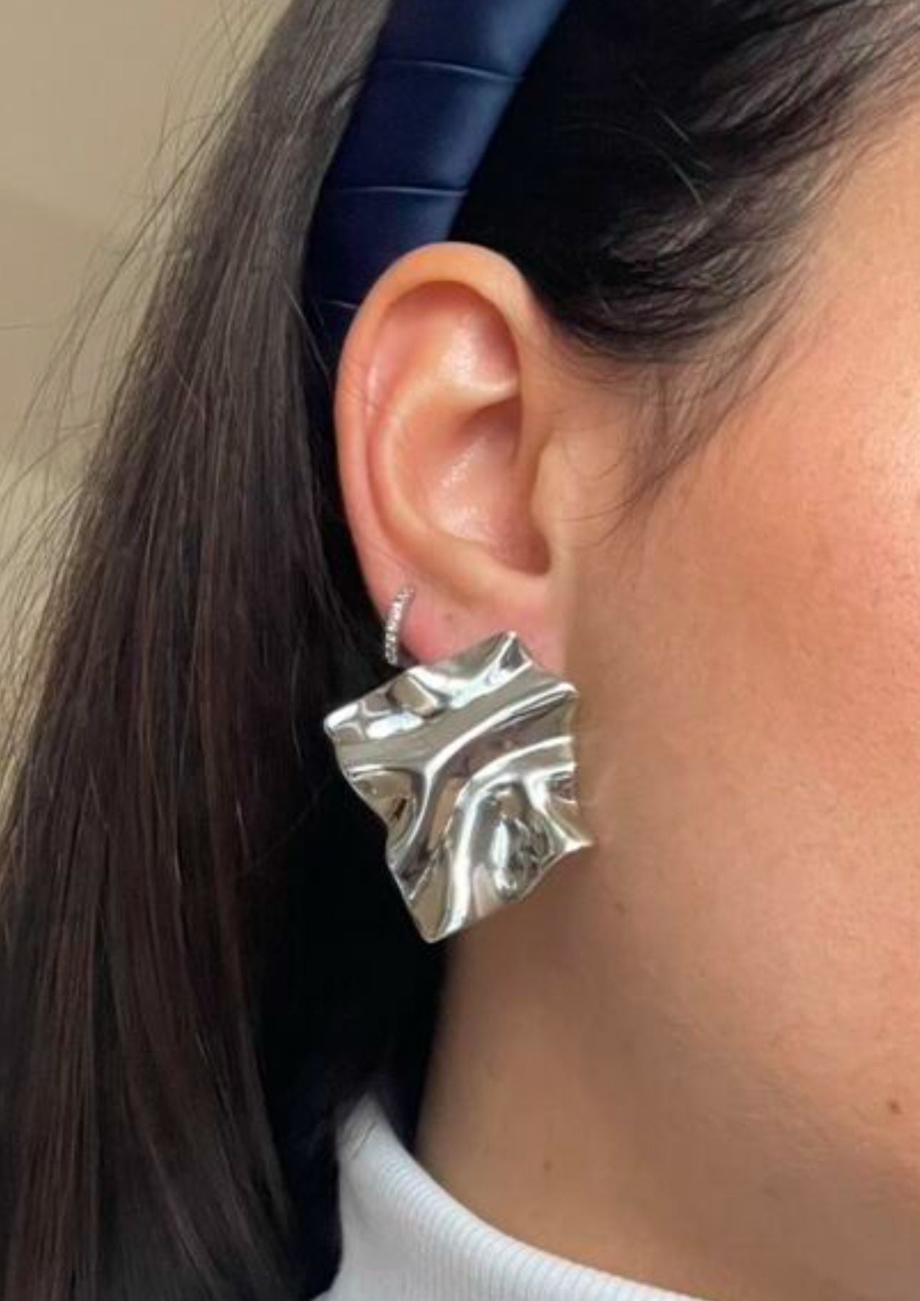 Orecchini Irregular Argento