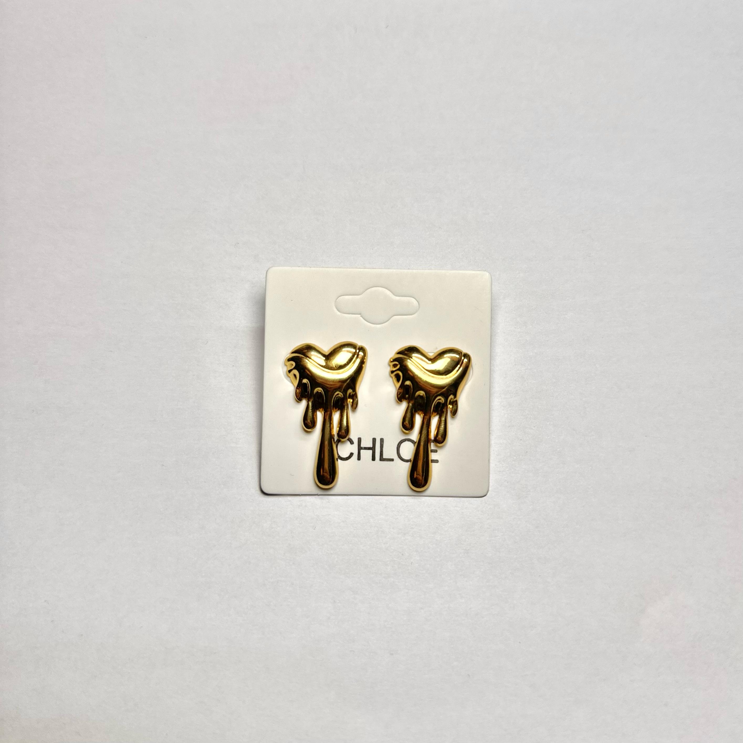 Orecchini Cuore Sciolto Oro