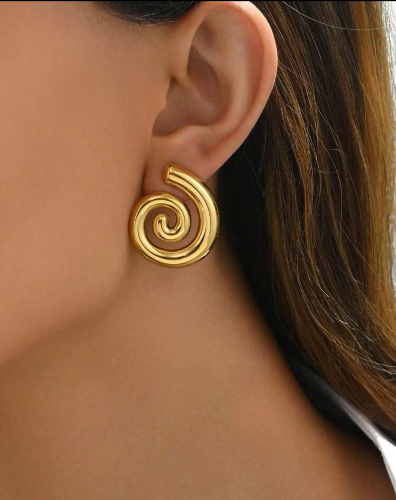 Orecchini Vortice Oro