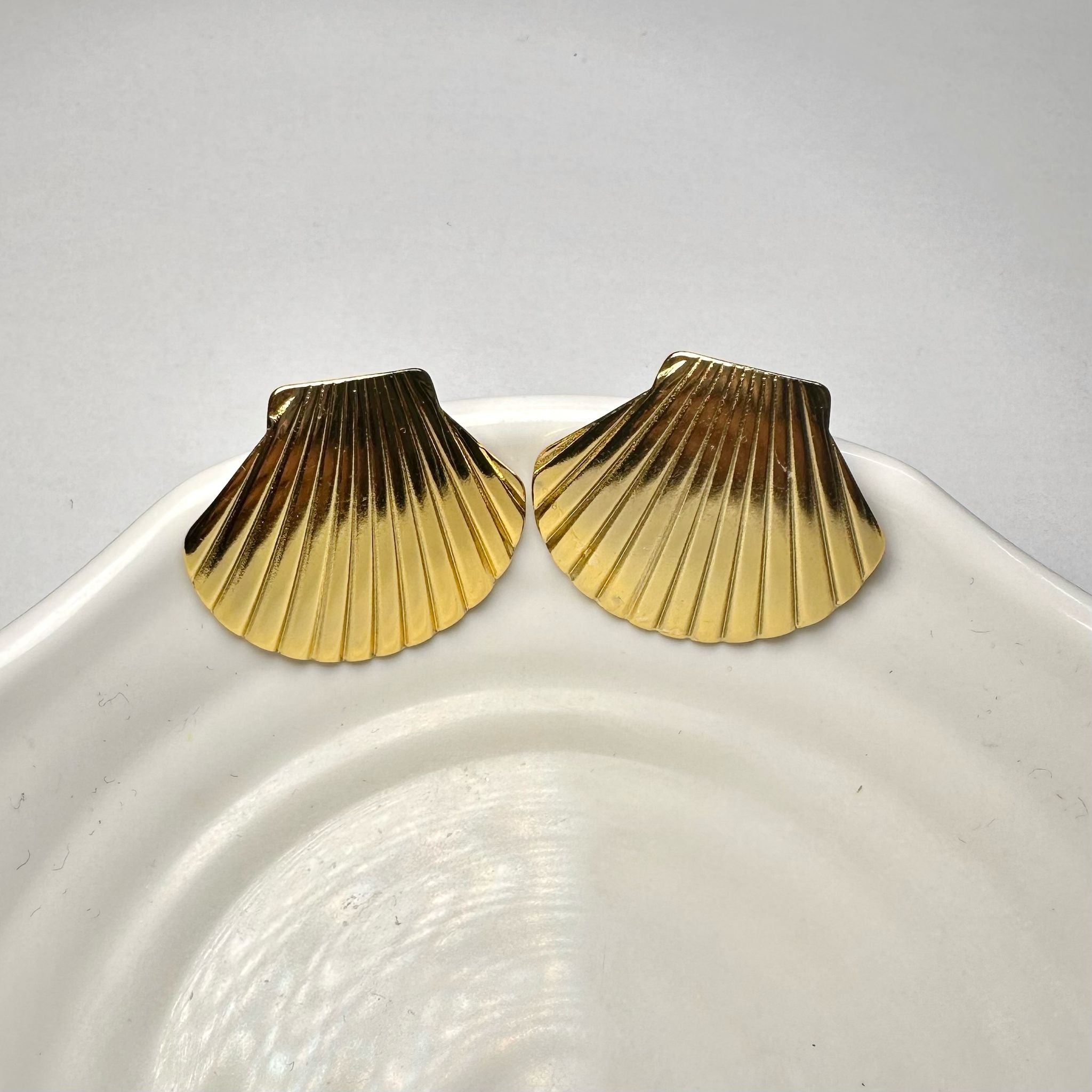 Orecchini Ventaglio Oro