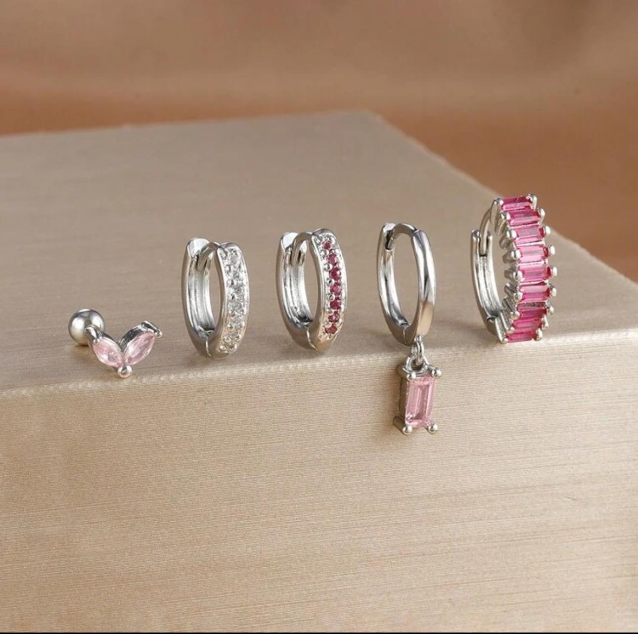 Set Pink Argento