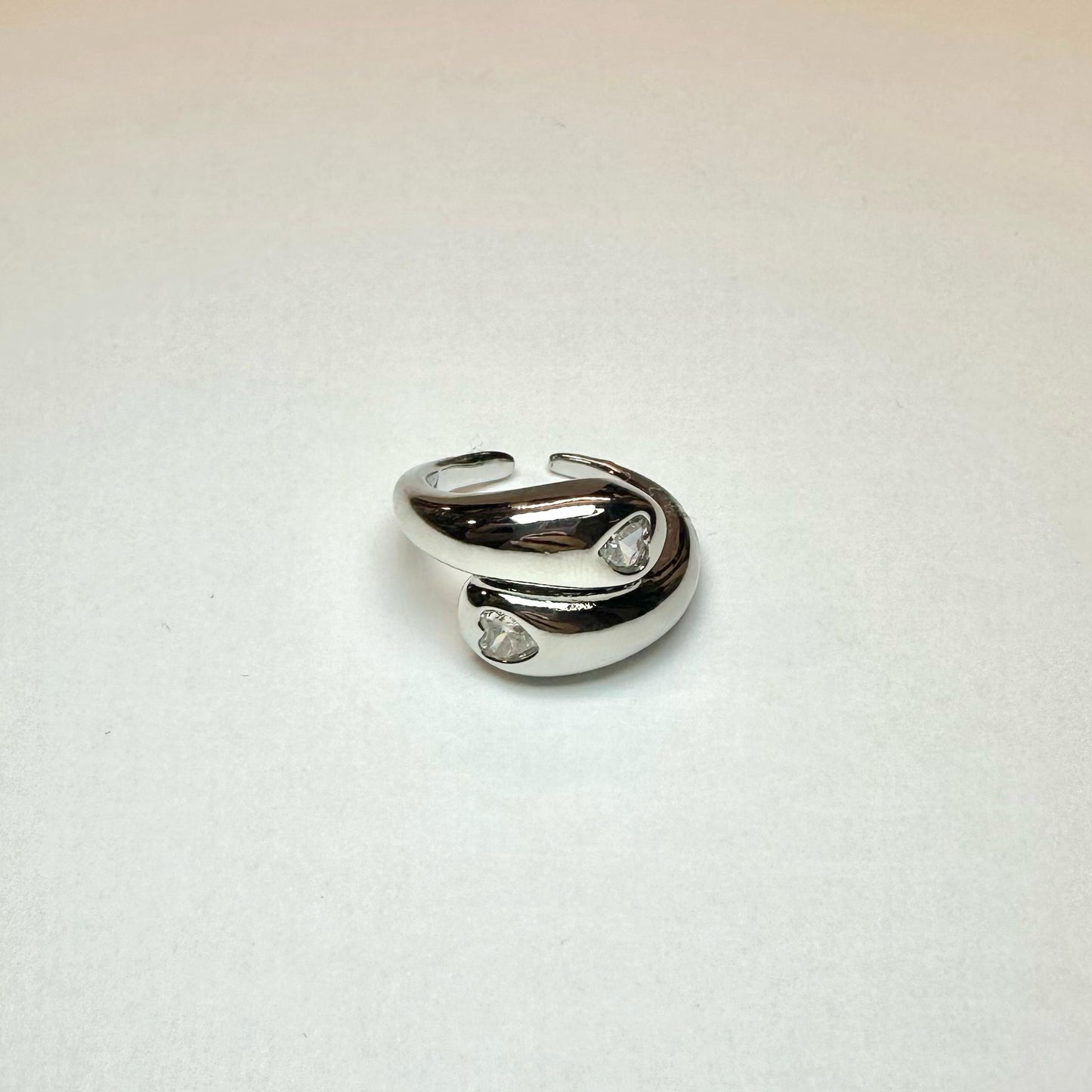 Anello Abbraccio Argento